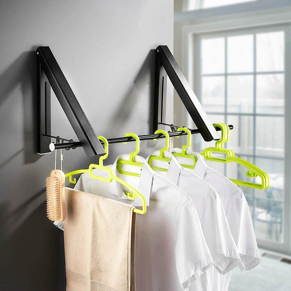 SnapDry - Foldable wall-mounted clothes drying rack
