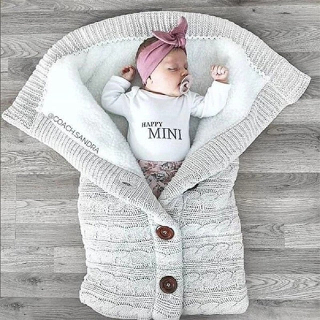 LittleCradle™ Knitted Winter Sleeping Bag [Last Day Sale]