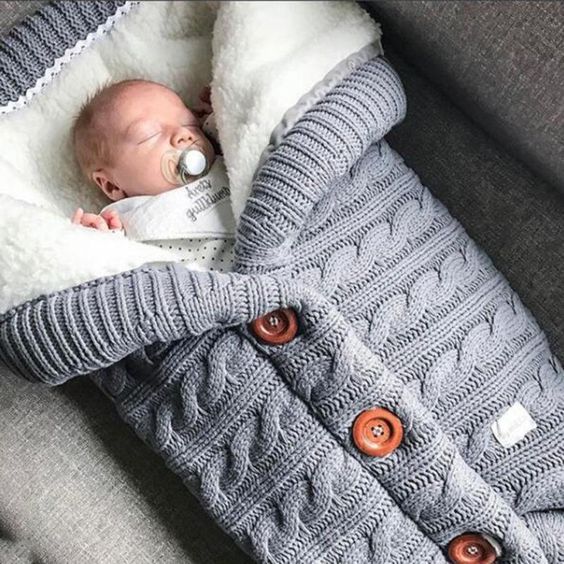 LittleCradle™ Knitted Winter Sleeping Bag [Last Day Sale]