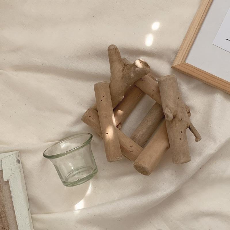 LumiWood - Handmade candlestick made of beach wood