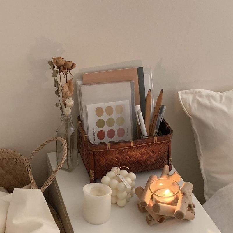 LumiWood - Handmade candlestick made of beach wood