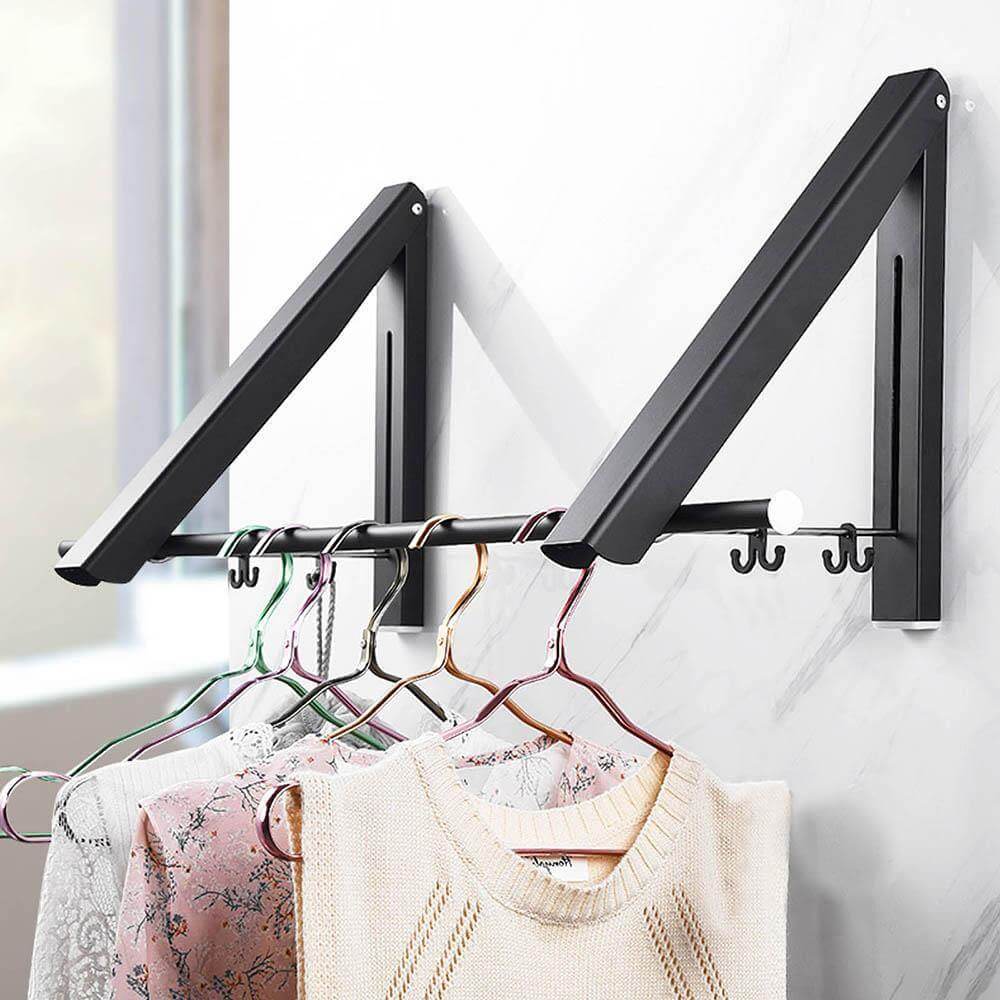 SnapDry - Foldable wall-mounted clothes drying rack