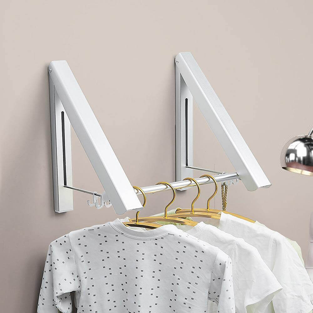 SnapDry - Foldable wall-mounted clothes drying rack