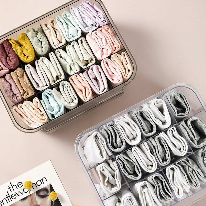 TranspaTote - Transparent storage for underwear and clothing