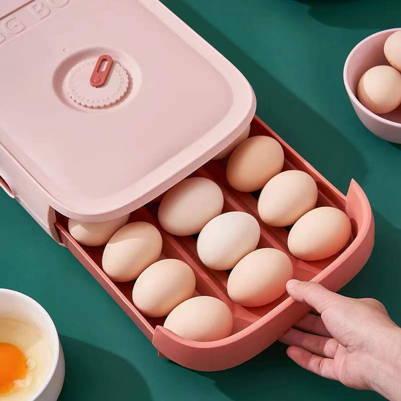 Buy One Get One Free | EggKeepr - Automatic Rolling Egg Organizer [Last Day Sale] 