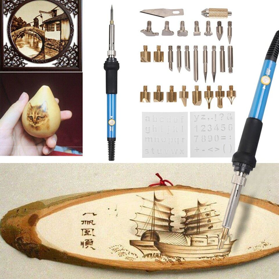 50% OFF | PyroCraft™ - Pyrography Kit | Includes 28 Attachments [Last Day Sale] 