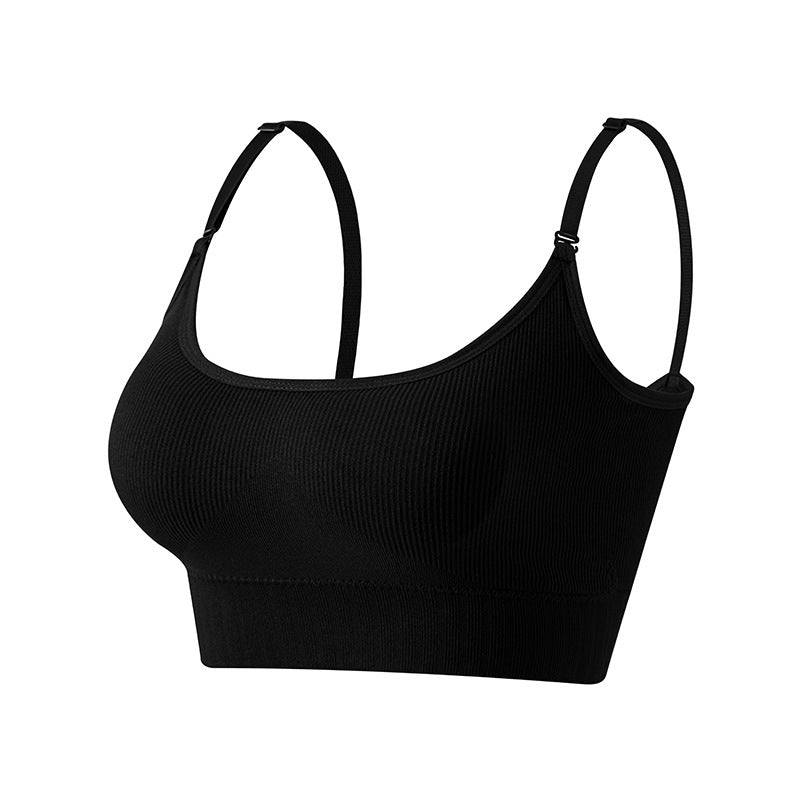 Buy One Get One Free | FirmBra - Firm, Ribbed, Wireless Bra with Adjustable Straps [Last Day Sale] 