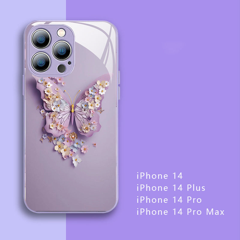 50% OFF | ButterflyCase™ - Flat glass cover with 3D butterfly motif [Last day of sale]