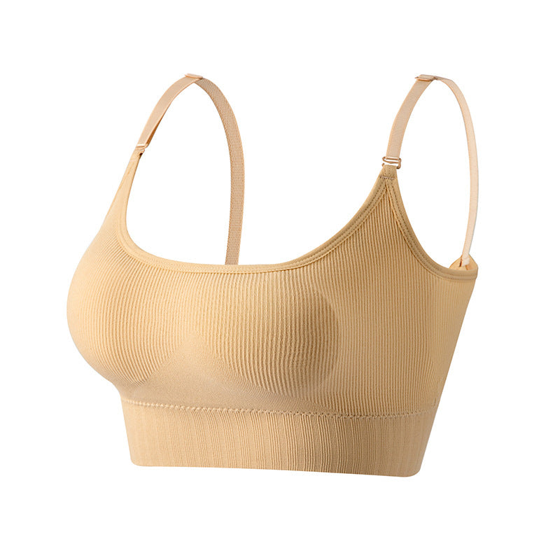 Buy One Get One Free | FirmBra - Firm, Ribbed, Wireless Bra with Adjustable Straps [Last Day Sale] 
