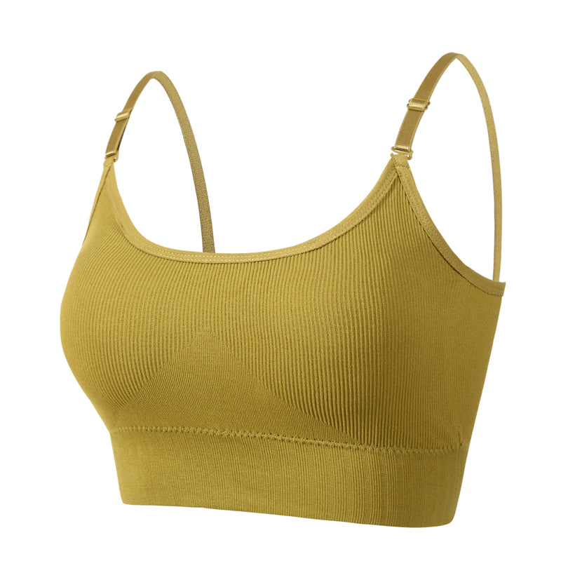 Buy One Get One Free | FirmBra - Firm, Ribbed, Wireless Bra with Adjustable Straps [Last Day Sale] 
