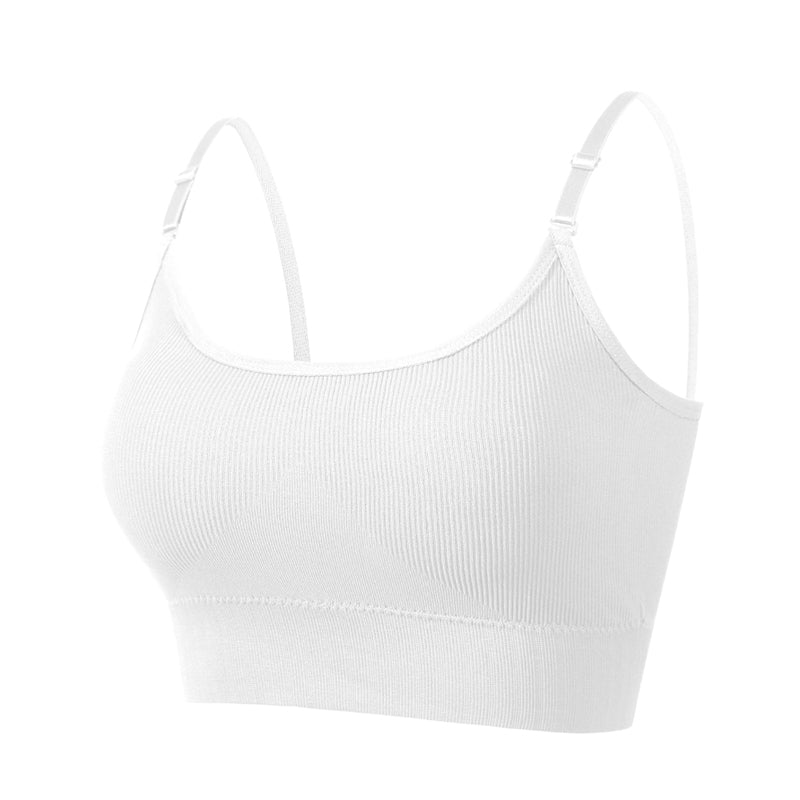 Buy One Get One Free | FirmBra - Firm, Ribbed, Wireless Bra with Adjustable Straps [Last Day Sale] 