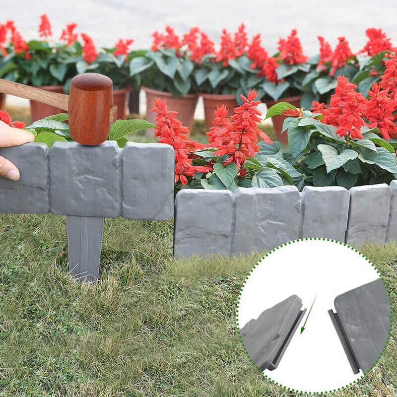 5+5 FREE | StonePath - High-quality, durable garden fencing made of simulated stone
