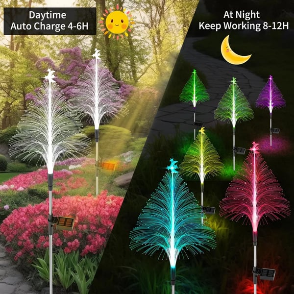 Buy one and get one free | ChristmasGleam - 7 color-changing solar Christmas tree lights [Last day sale]
