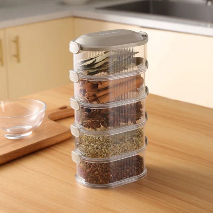 2+3 FREE | SpiceTower - Stackable multi-tiered spice container