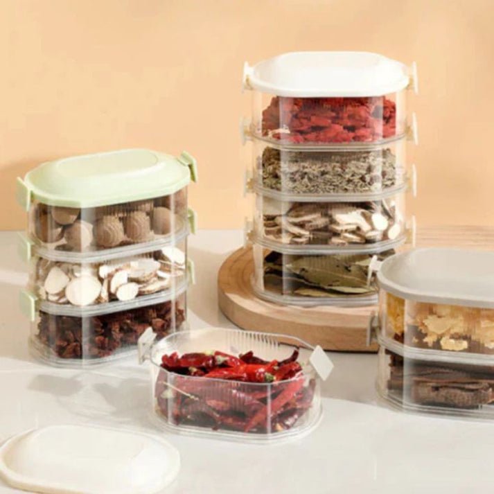 2+3 FREE | SpiceTower - Stackable multi-tiered spice container