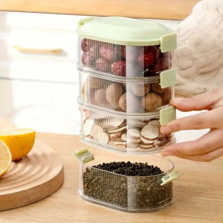 2+3 FREE | SpiceTower - Stackable multi-tiered spice container