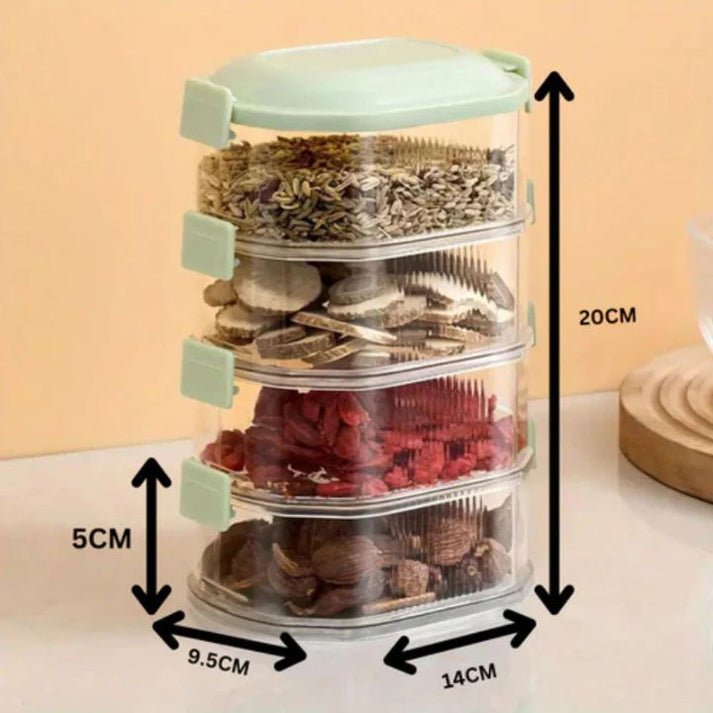 2+3 FREE | SpiceTower - Stackable multi-tiered spice container