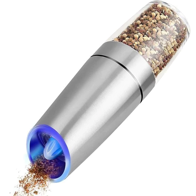 50% OFF | SpiceGlide - Automatic Electric Salt and Pepper Mill with Gravity Sensor