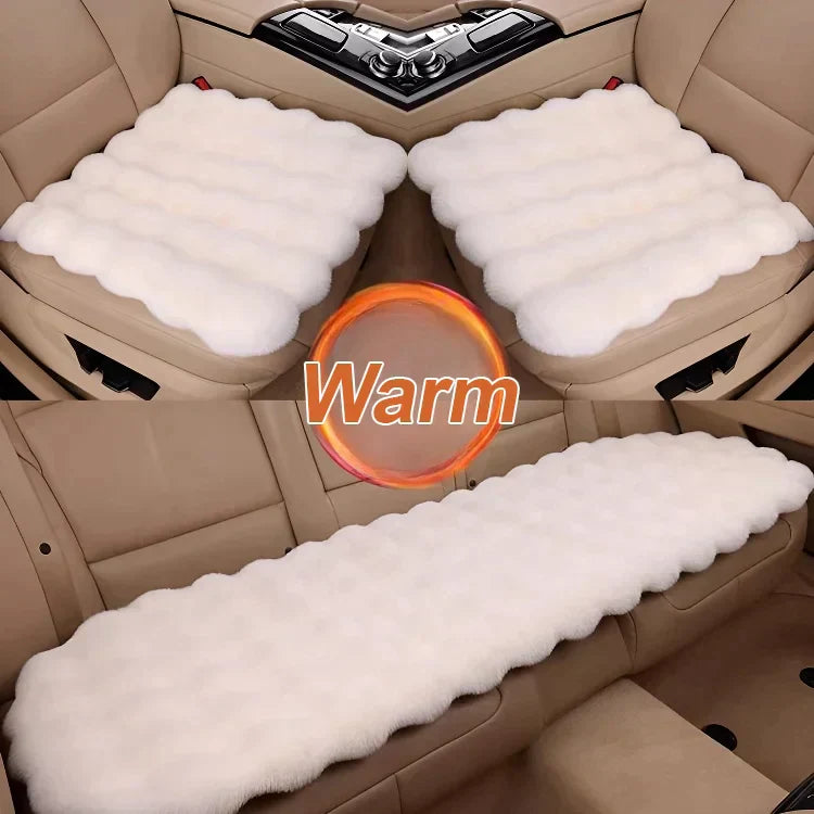SeatVelour - Luxury Thickened Plush Car Seat Cushion Set [Last Day Sale]