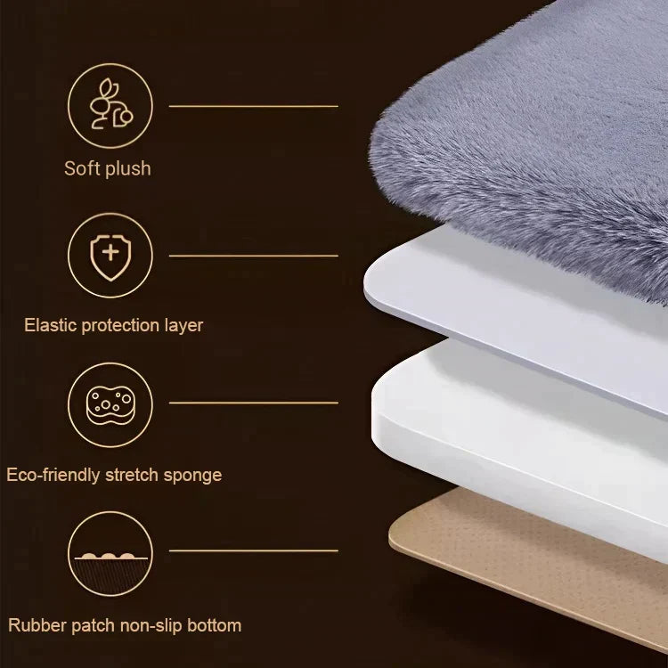 SeatVelour - Luxury Thickened Plush Car Seat Cushion Set [Last Day Sale]