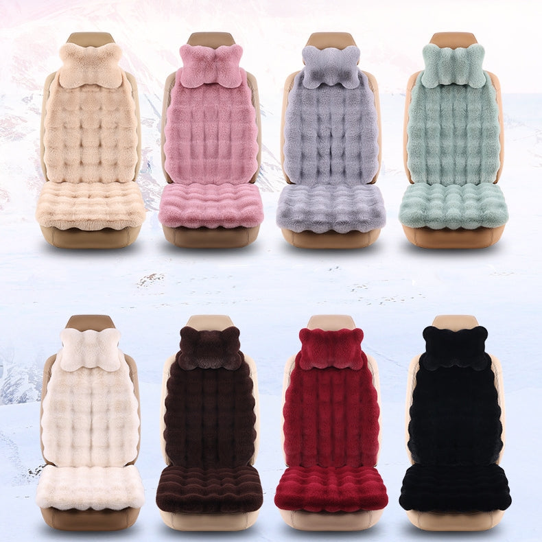 SeatVelour - Luxury Thickened Plush Car Seat Cushion Set [Last Day Sale]