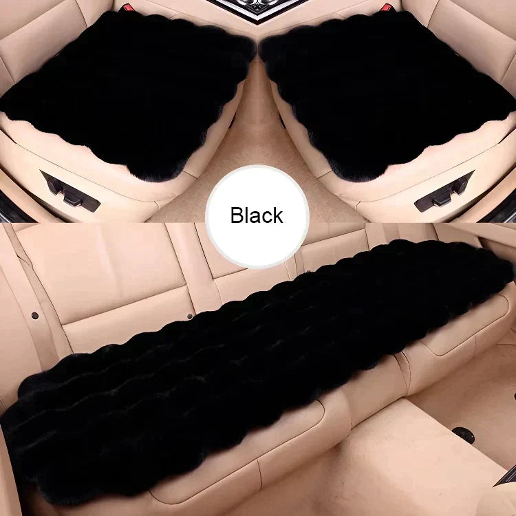 SeatVelour - Luxury Thickened Plush Car Seat Cushion Set [Last Day Sale]