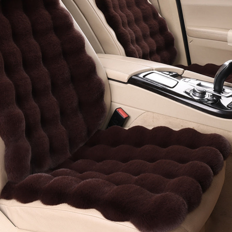 SeatVelour - Luxury Thickened Plush Car Seat Cushion Set [Last Day Sale]