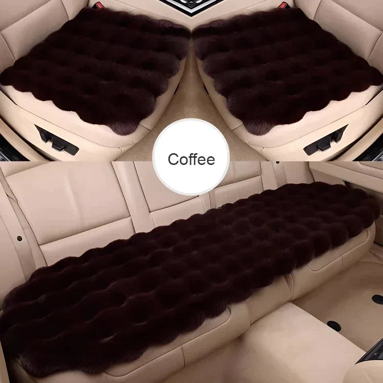 SeatVelour - Luxury Thickened Plush Car Seat Cushion Set [Last Day Sale]