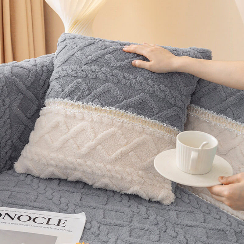 WovenCloud - Non-slip fleece sofa cover [Last day sale] 