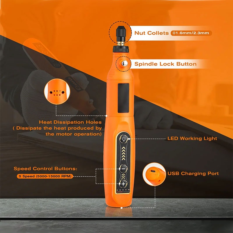 DynaDrill - Cordless rotary tool