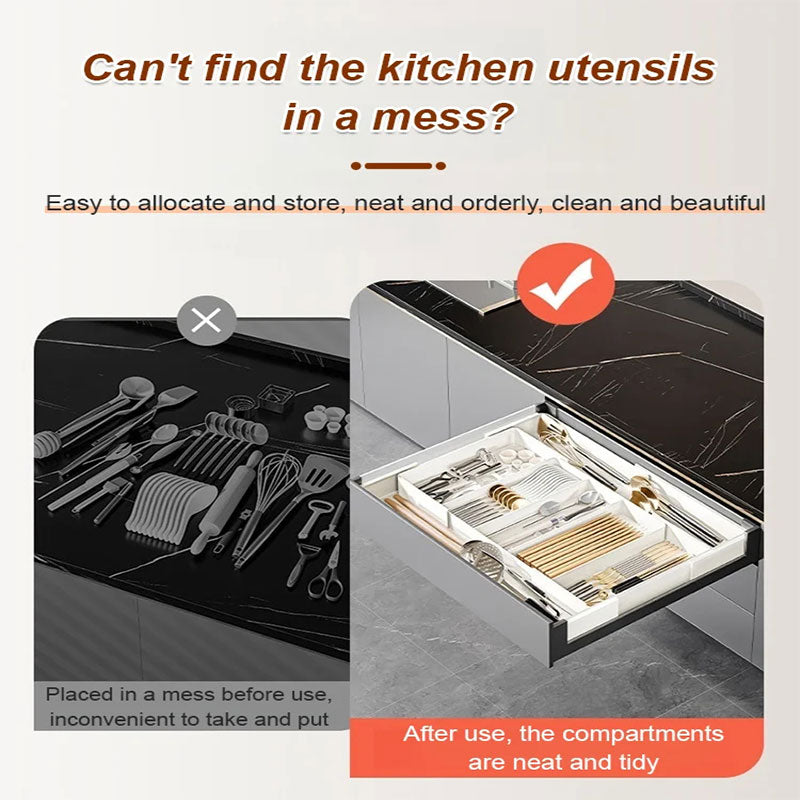 50% OFF | ModuDivide - Expandable kitchen organizer divider [Last day sale]