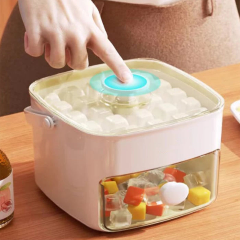 50% FREE | IceMolder™ - Ice cube mold set with lid and tray for easy pressing [Last day sale]