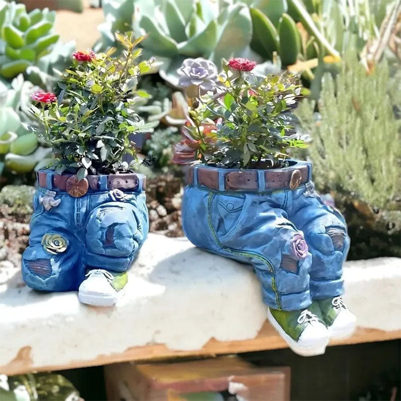 BloomPants - Creative flower pot in the shape of 3D jeans