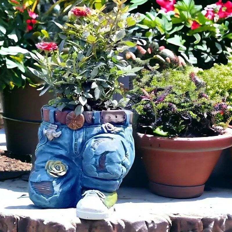 BloomPants - Creative flower pot in the shape of 3D jeans