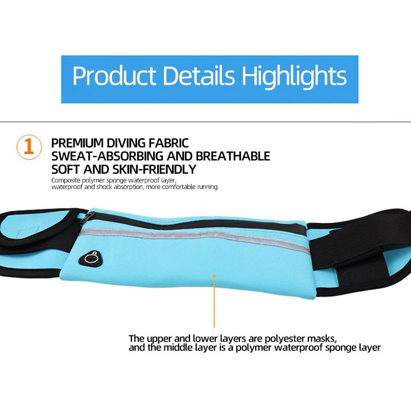 Buy 1+1 FREE | RunMate - The perfect belt bag for sports, travel &amp; everyday life