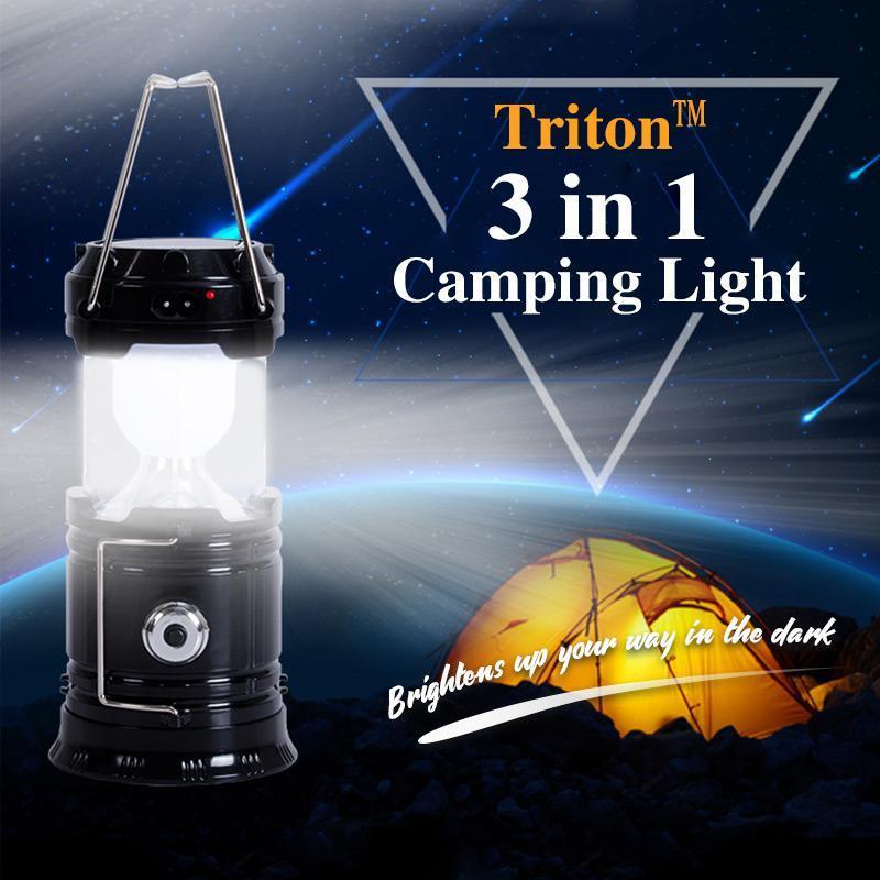 FlameLite – The 3-in-1 camping lantern with flame effect