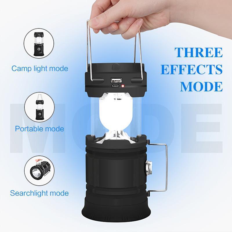 FlameLite – The 3-in-1 camping lantern with flame effect