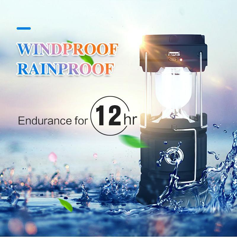 FlameLite – The 3-in-1 camping lantern with flame effect