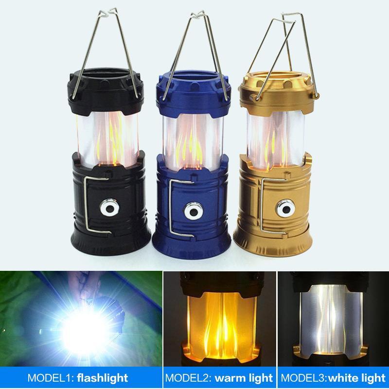 FlameLite – The 3-in-1 camping lantern with flame effect
