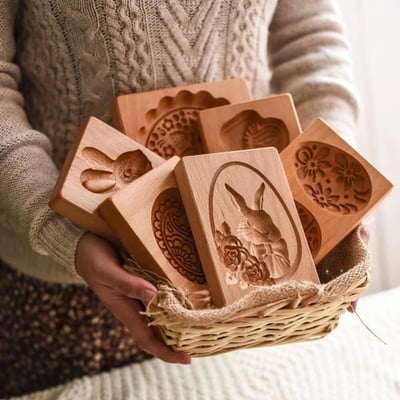 PrintaBite - Embossing mold for cake stamps