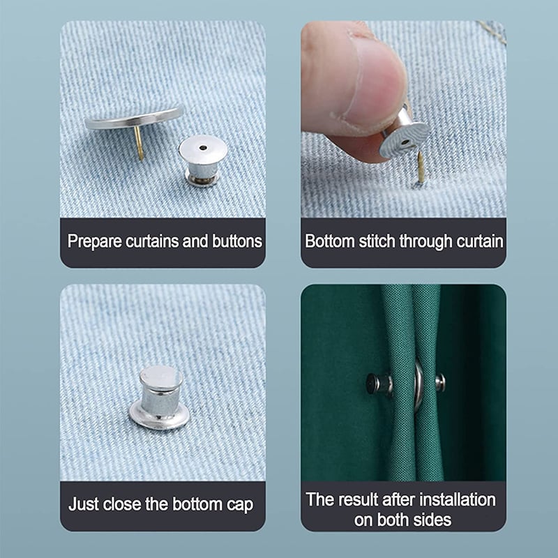 10+10 FREE | MagnoCurtain - keeps curtains perfectly in place