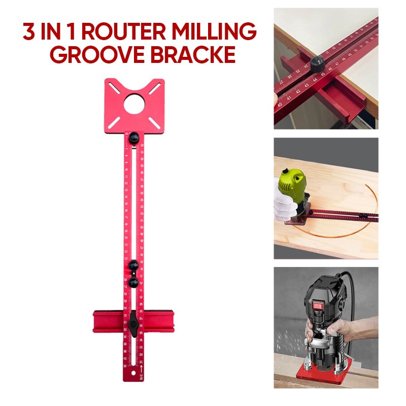 WoodMate - 3-in-1 router bit for precise woodworking