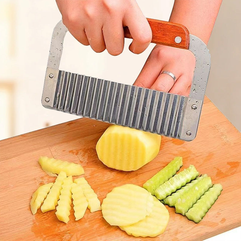ChopRipple - Stainless Steel Corrugated Potato Slicer