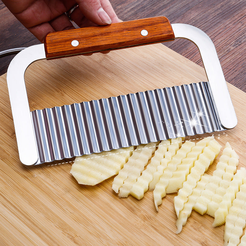 ChopRipple - Stainless Steel Corrugated Potato Slicer