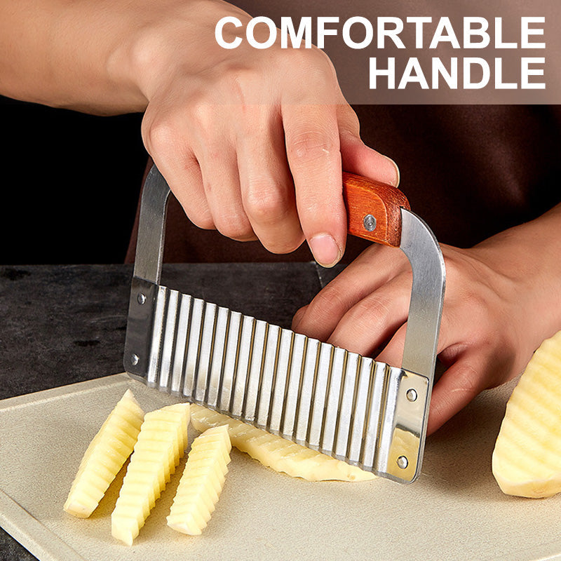 ChopRipple - Stainless Steel Corrugated Potato Slicer