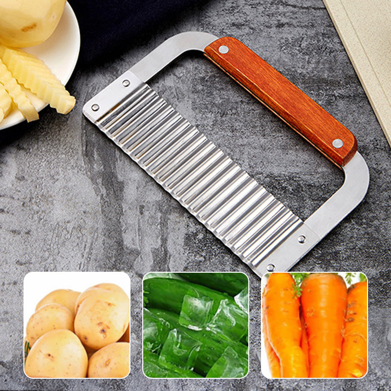ChopRipple - Stainless Steel Corrugated Potato Slicer