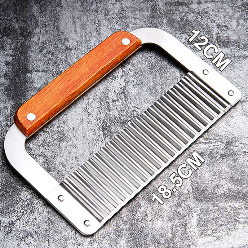 ChopRipple - Stainless Steel Corrugated Potato Slicer
