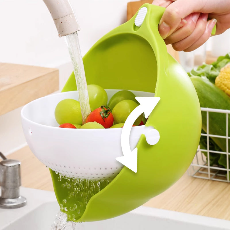 SpinDrain - spill-free draining in seconds