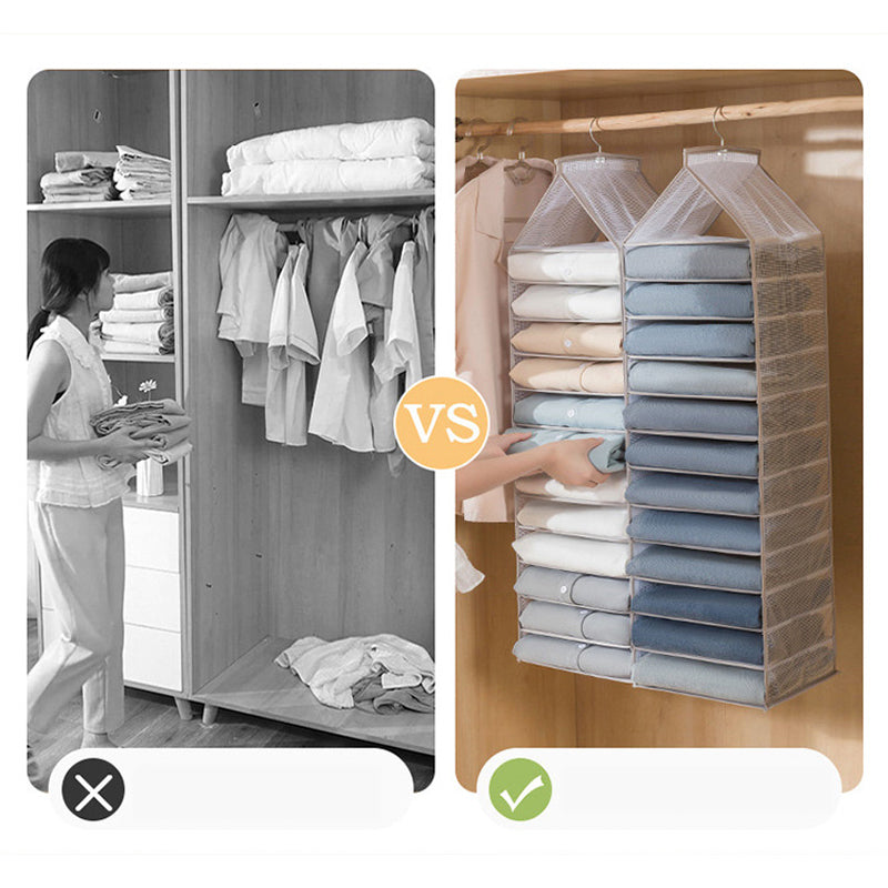 FoldRack - Saves space &amp; keeps clothes perfectly organized