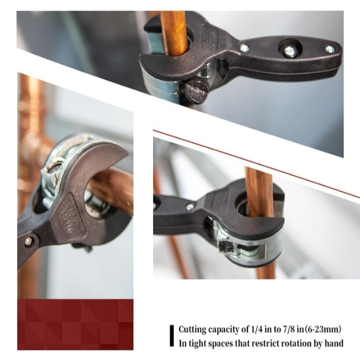 RatchoCut - Ratchet cutter for pipes